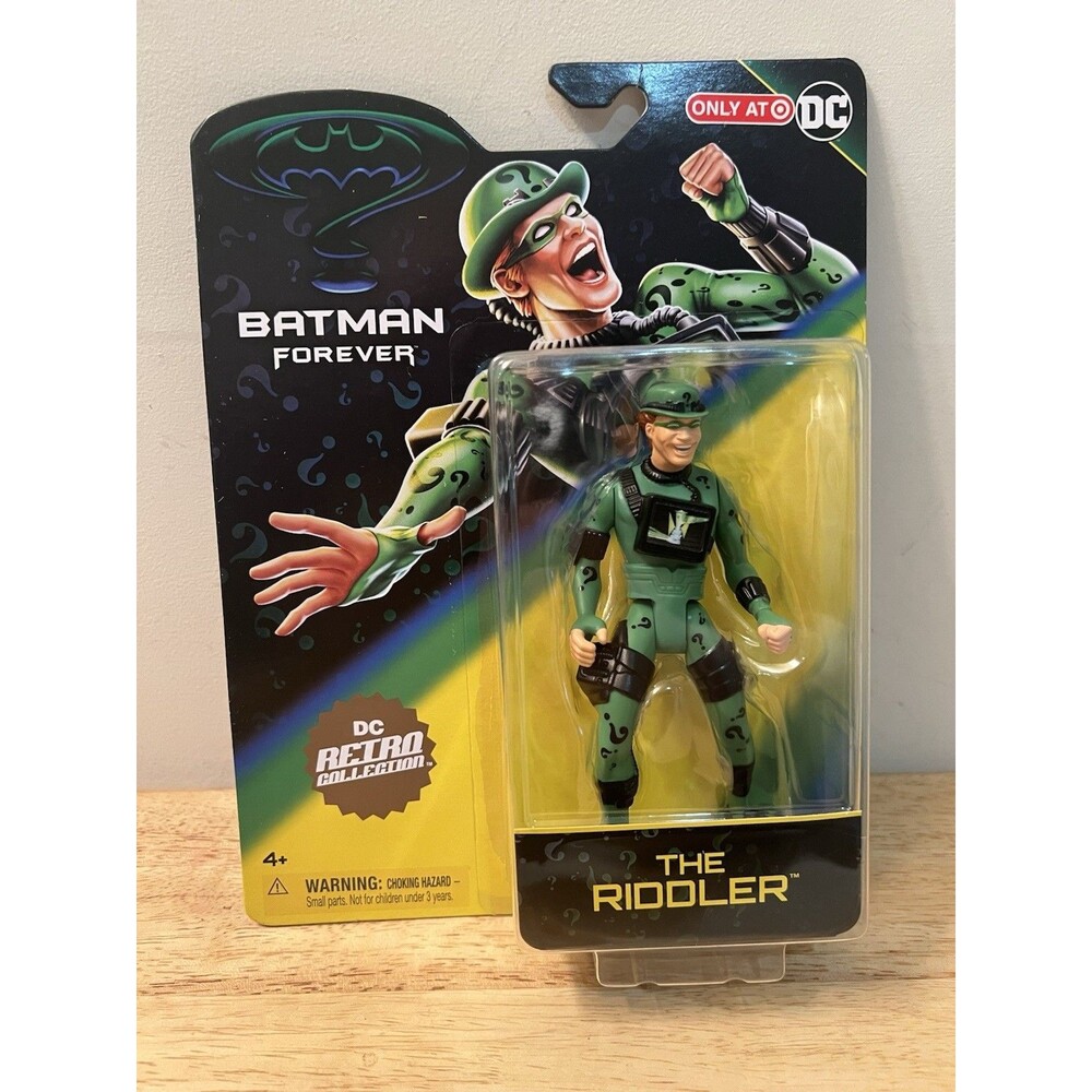 Batman Forever Riddler DC Retro Collection Jim Carrey Figure NIB